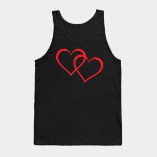 two hearts Tank Top